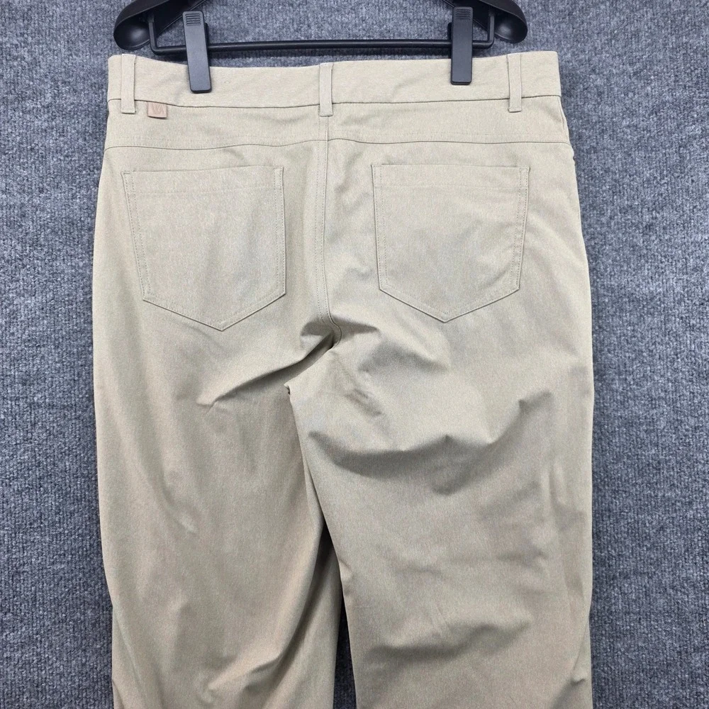 VRST Mens Performance Five‎ Pocket Pants Khaki Tan Stretch 34x32 Commuter